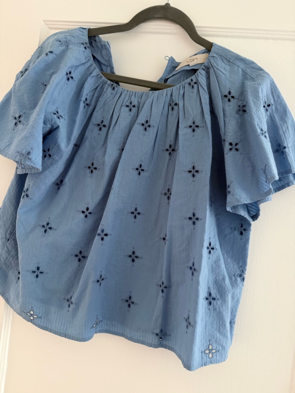 LOFT Summer Blue Blouse